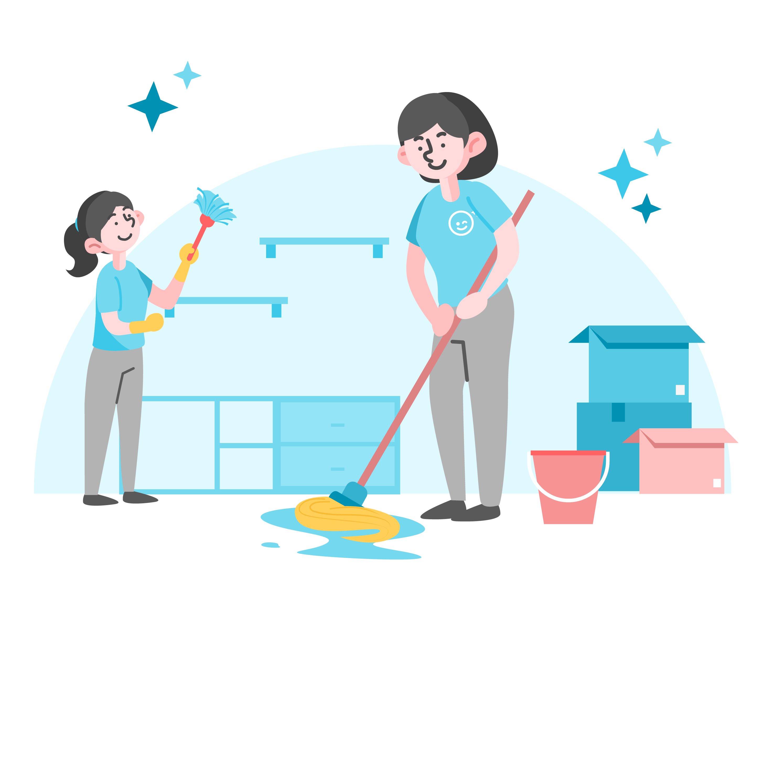 Lazy Household Services Platform Most Popular Services -  Move-in Cleaning