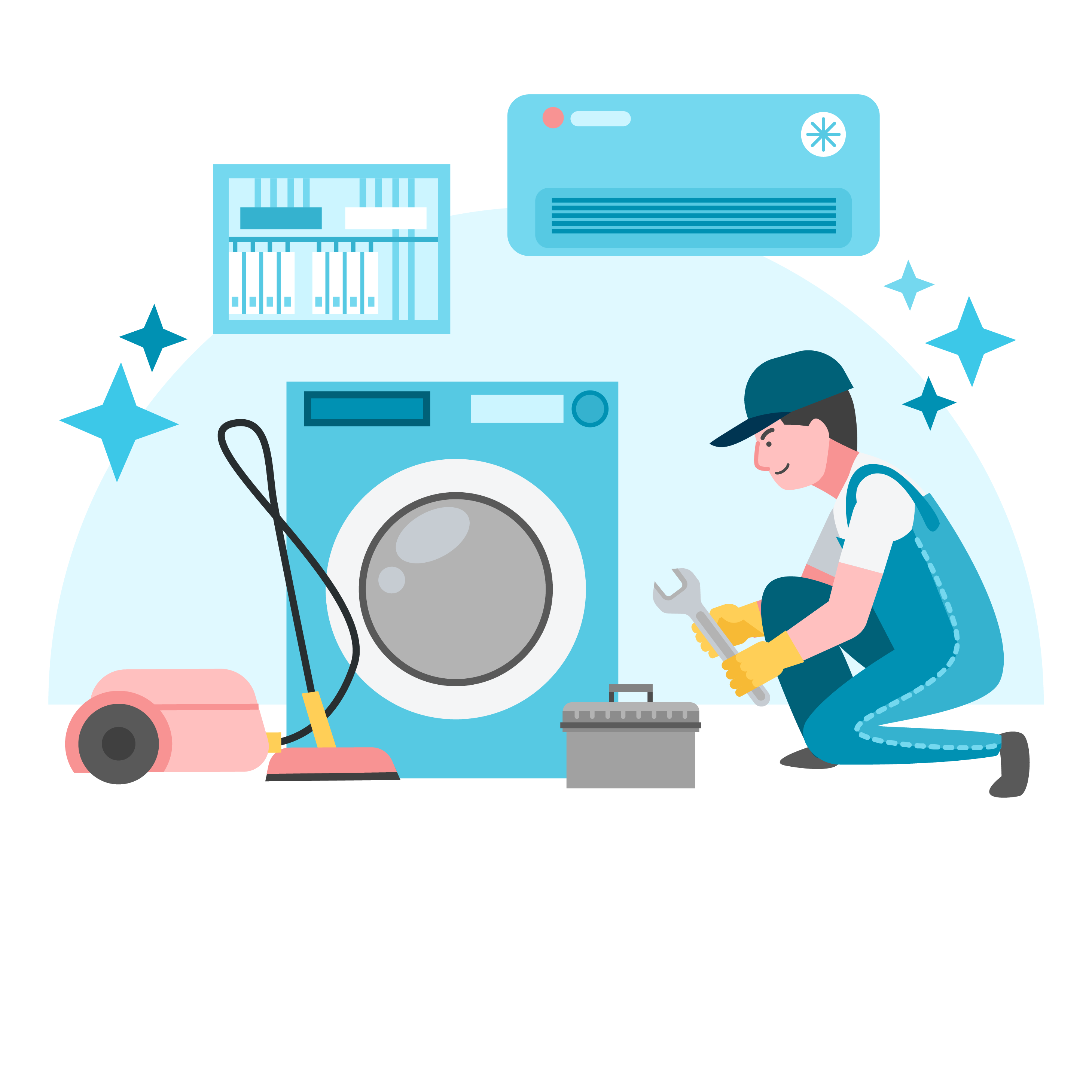Lazy - Home cleaning services - repair service